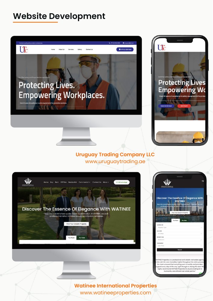 Uruguay Trading + Watinee Properties website portfolio